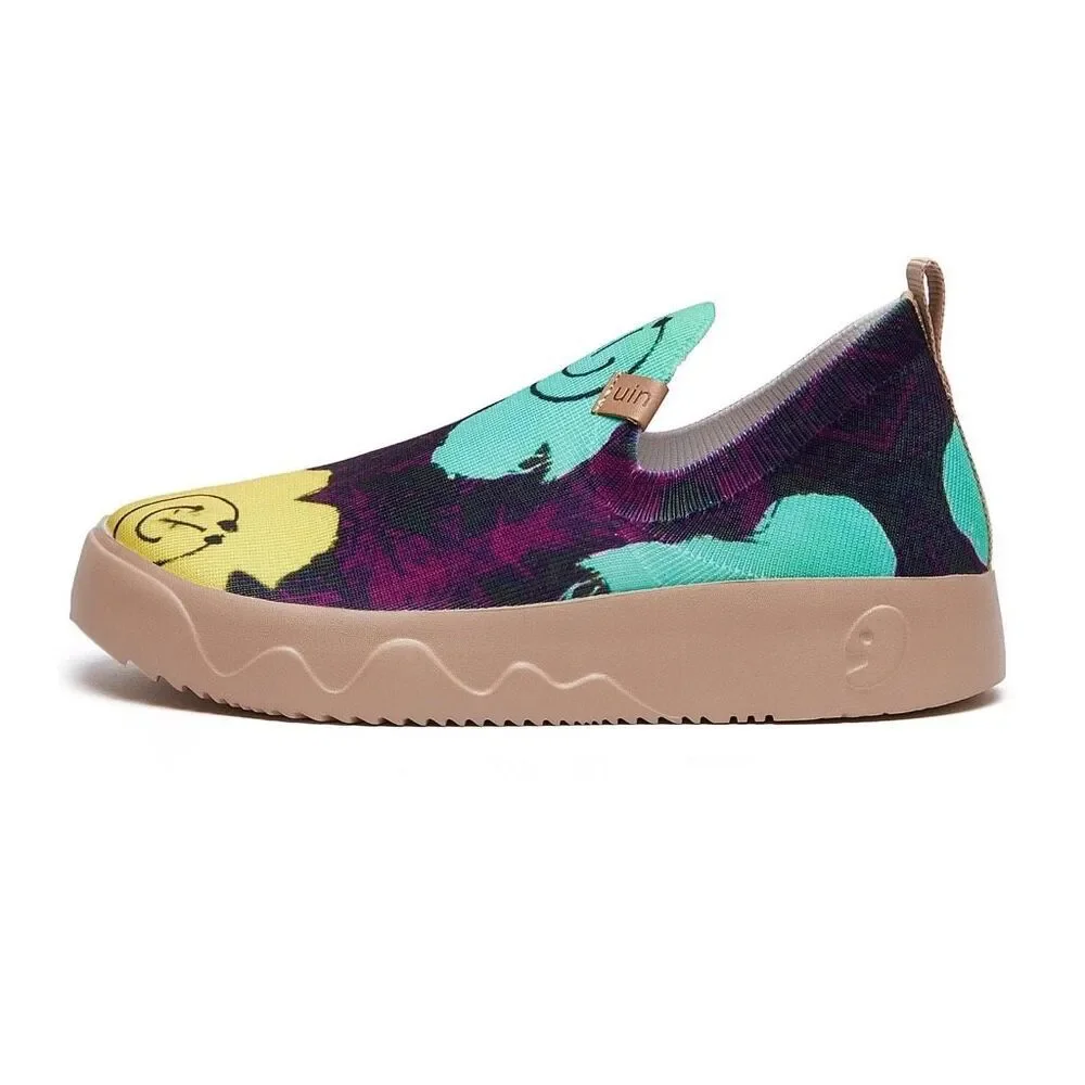 UIN Women's Travel Shoes Slip On Loafers Fuerteventura (Summer Lush 2)133